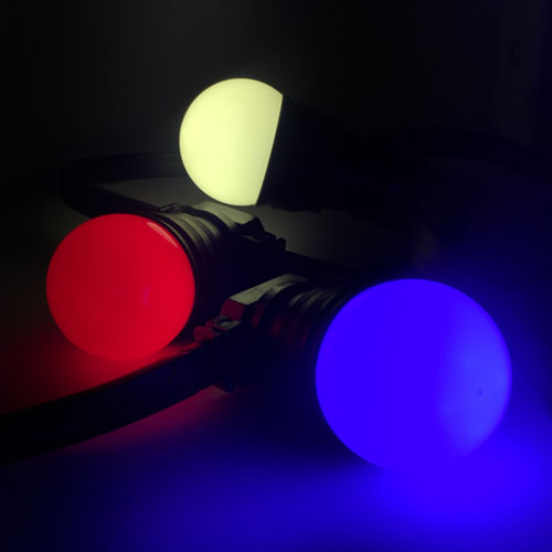 blanc chaud rouge bleu